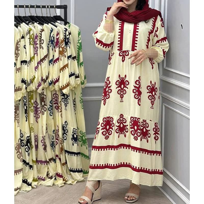 پیراهن ساحلی نخی باکیفیت(اورجینال) زنانه/کد29386 (تخفیف ویژه) — تصویر ۲