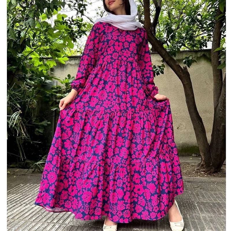 استایل شیک ومزونی باپیراهن ساحلی بوگاتی طرح کلوووش/کد29284