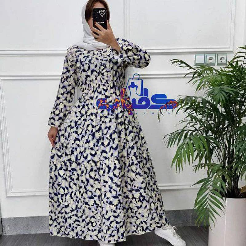 استایل لاکچری باپیراهن ساحلی عروسکی نخی هندی زنانه/کد2933 — تصویر ۵