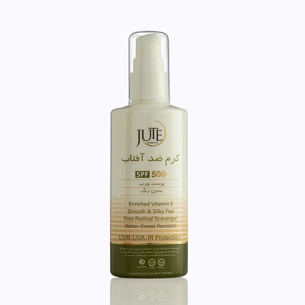کرم ضد آفتاب بی رنگ پوست چرب SPF50 ژوت حجم 100ml