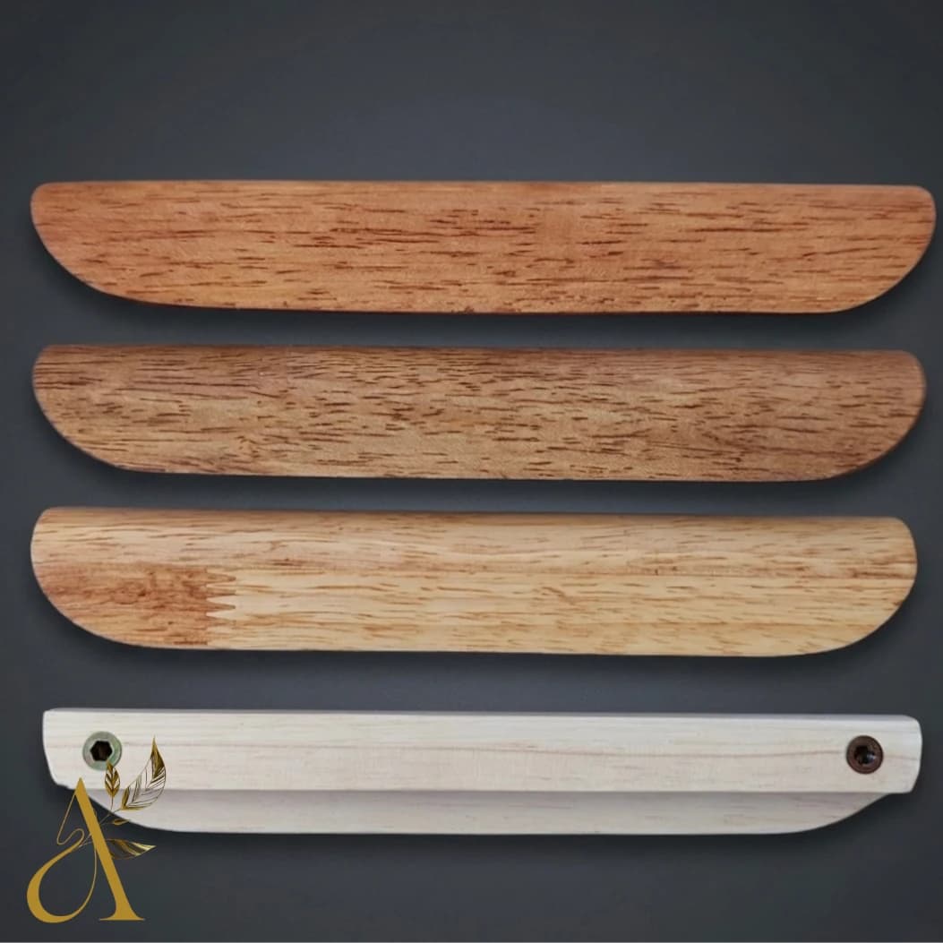دستگیره چوبی کمد و کابینت کد D215 — تصویر ۲