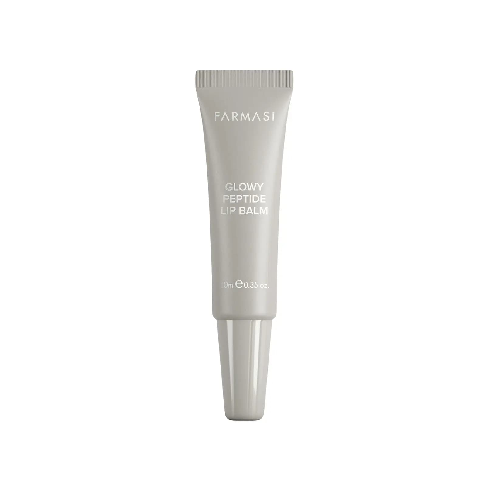 بالم لب رنگی براق فارماسی Farmasi مدل Glowy Peptide رنگ Vanilla حجم 10 میل — تصویر ۳