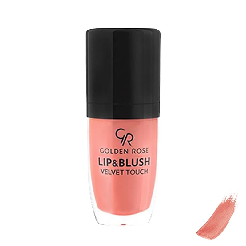رژ لب و گونه گلدن رز Golden Rose مدل Velvet Touch شماره 02 — تصویر ۲