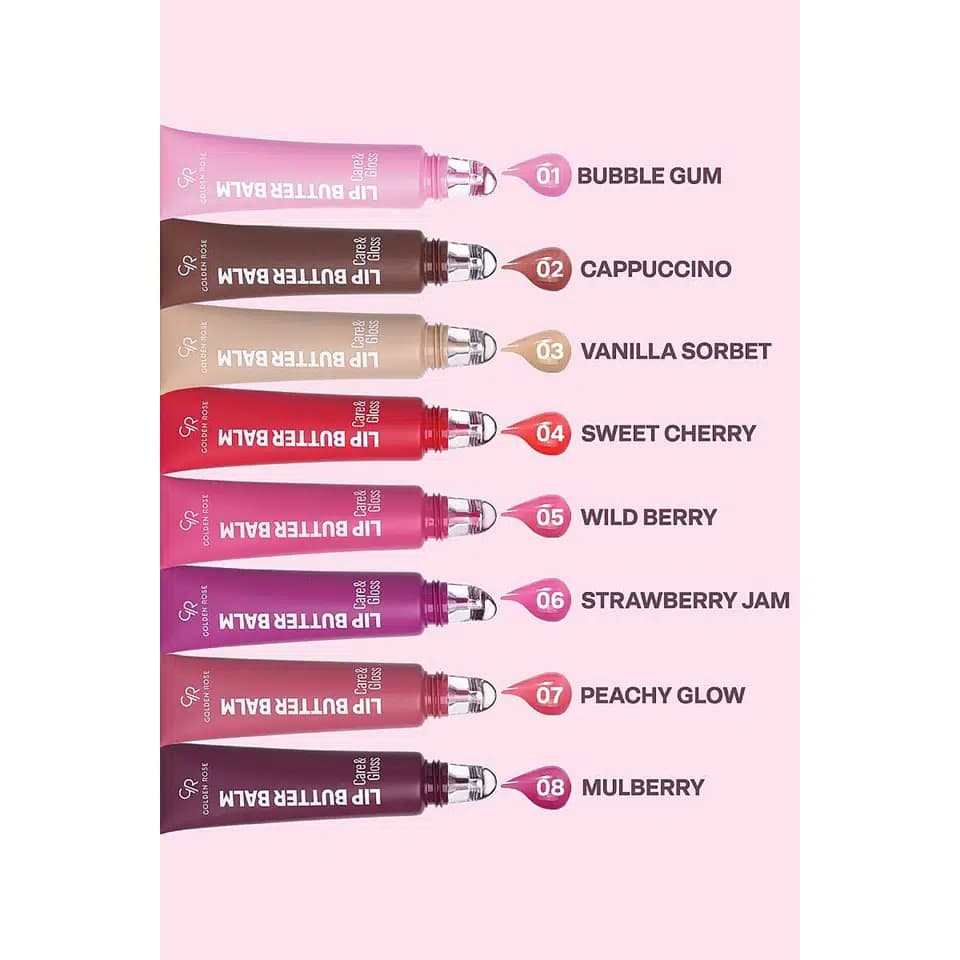 لیپ باتر بالم گلدن رز شماره 05 (توت وحشی) GOLDEN ROSE LIP BUTTER BALM حجم 13.5 میلی لیتر — تصویر ۶