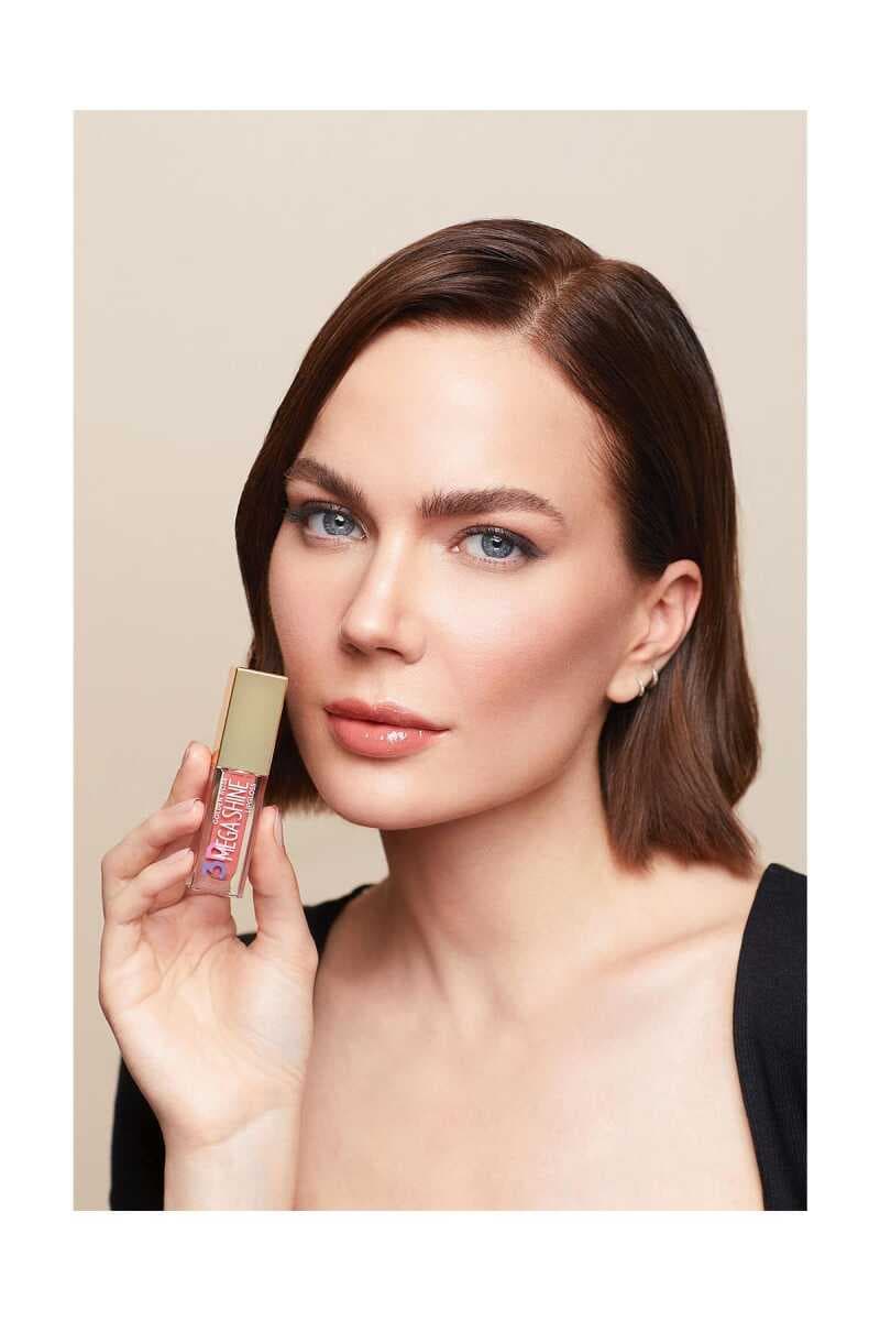 لیپ گلاس مگا شاین گلدن رز Golden Rose Mega Shine رنگ 117 — تصویر ۱۰