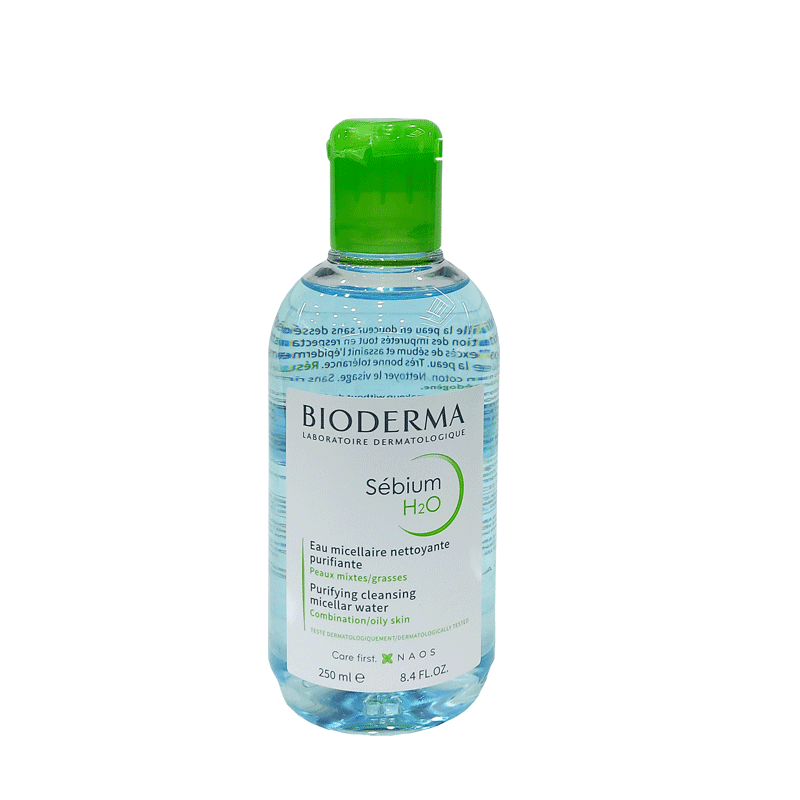 محلول پاک کننده آرایش بایودرما مدل sebium H20 — تصویر ۵