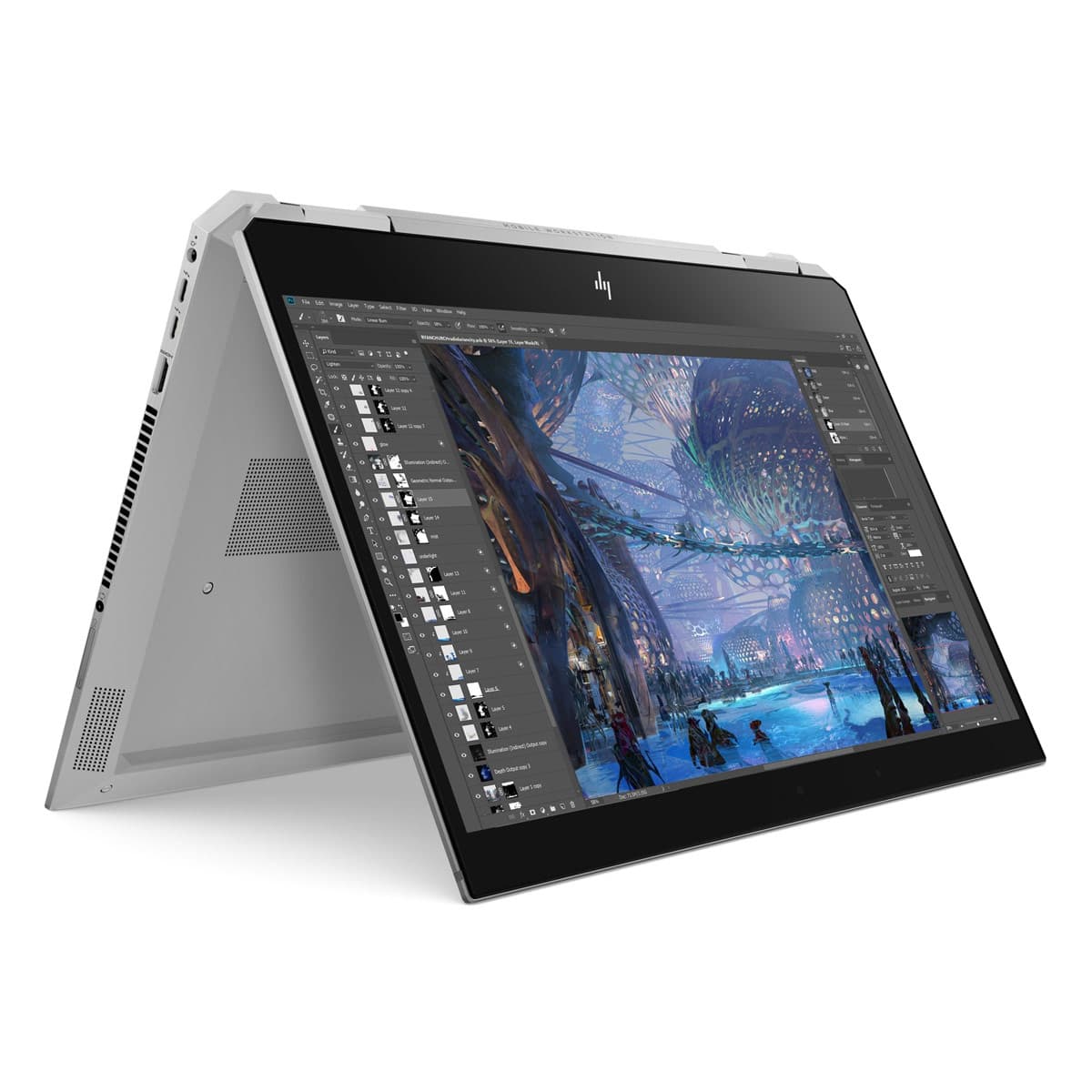 لپ تاپ استوک Hp ZBOOK studio X360 G5 | xeon E2186M | RAM16 | 512SSD | 4GB Nvidia P1000 — تصویر ۳