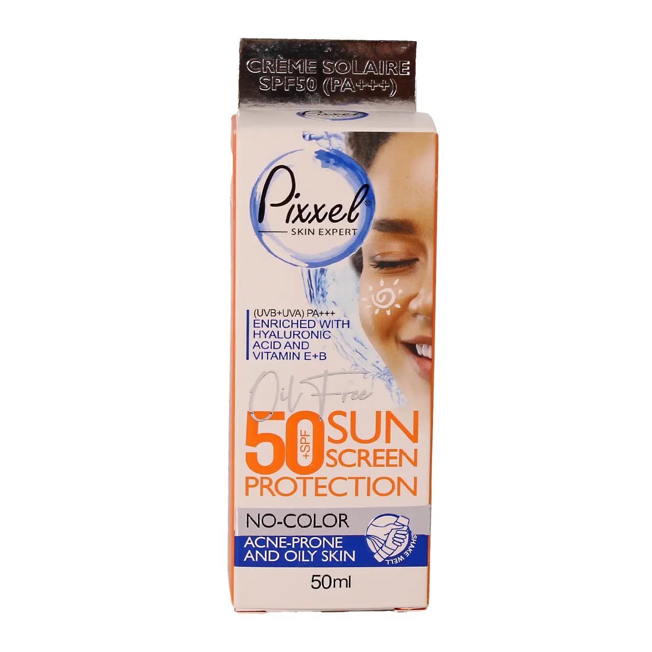 کرم ضد آفتاب بی رنگ پیکسل SPF50 — تصویر ۳
