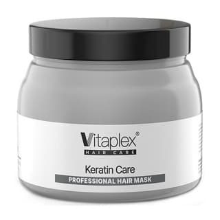 ماسک مو ویتاپلکس مدل Keratin مناسب مو کراتین شده حجم 500 میلی لیتر