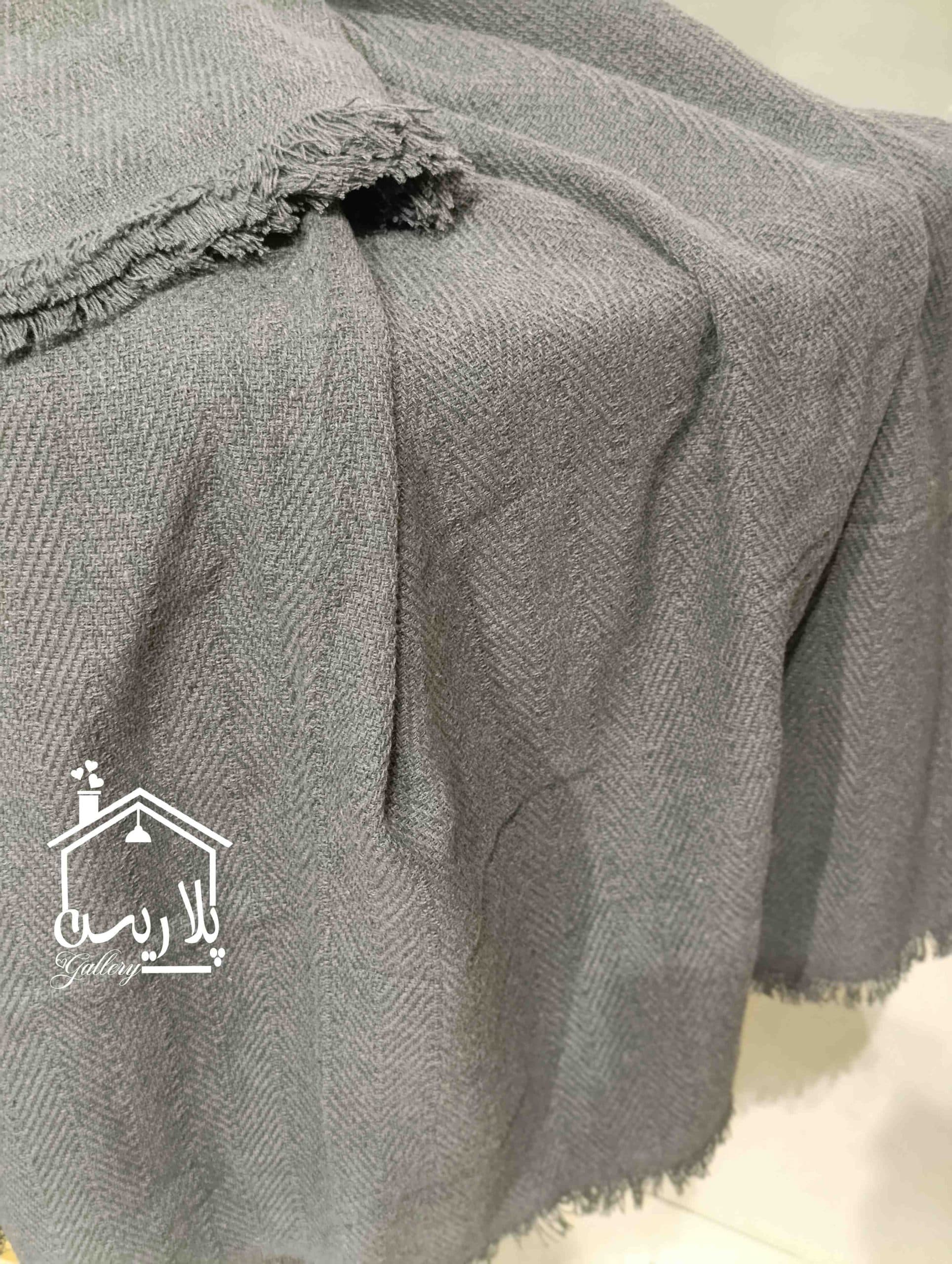 شال مبل و کاور مبل برند viaden ترک طوسی تیره در دو سایز — تصویر ۲
