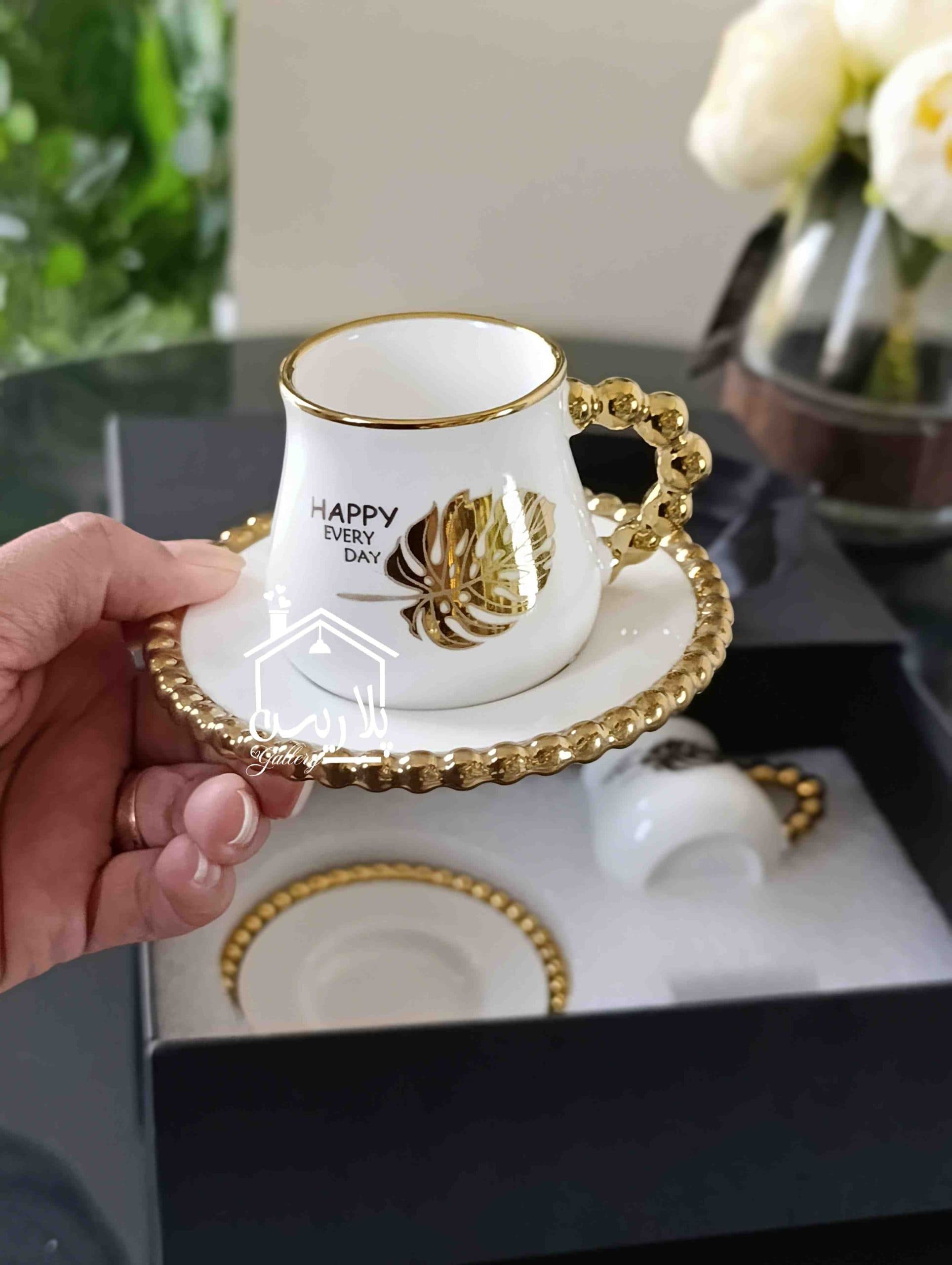 پک کادویی قهوه خوری دوتایی برگ انجیری 90206 — تصویر ۲