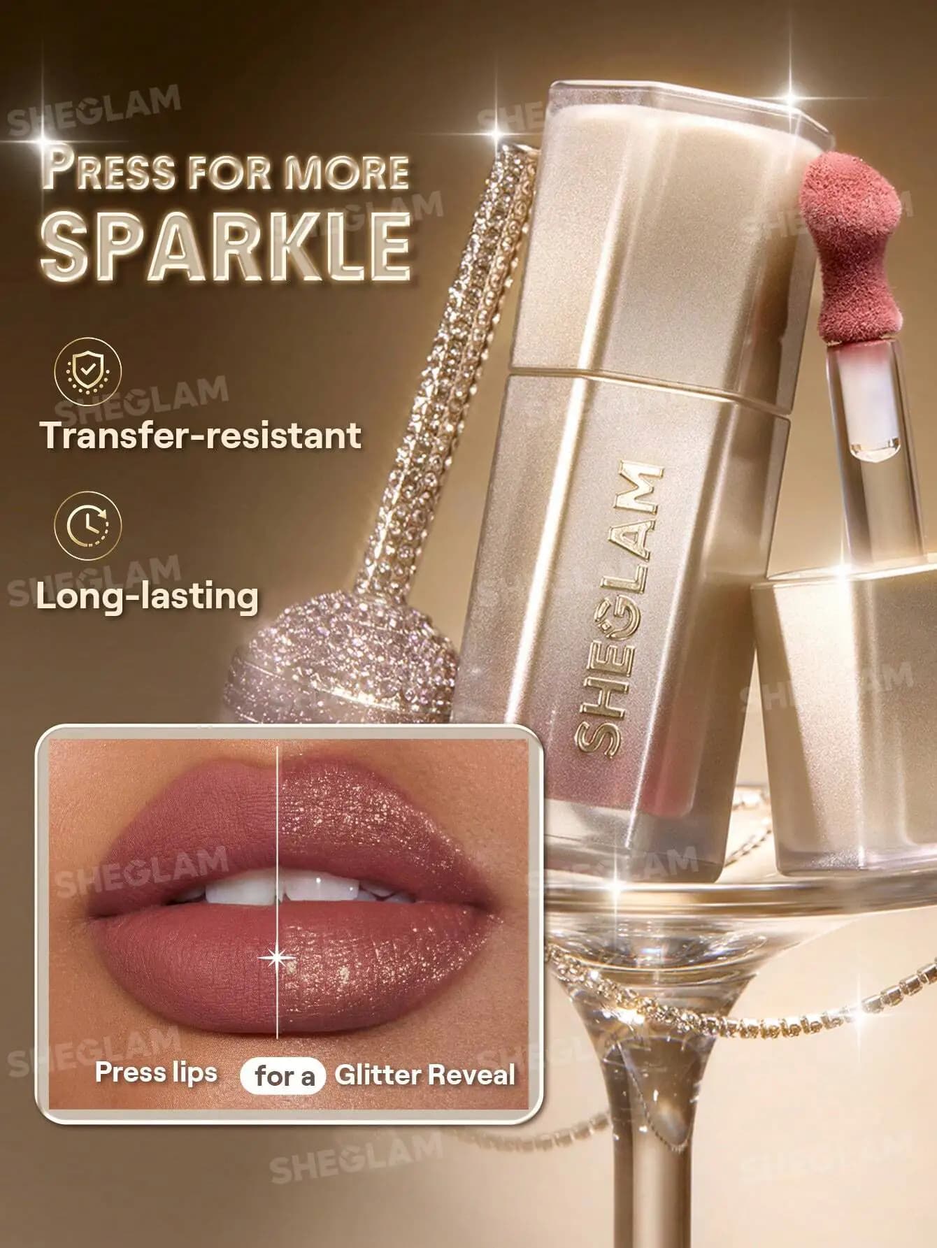 رژلب شاین مات شیگلمSheglam — تصویر ۱۰