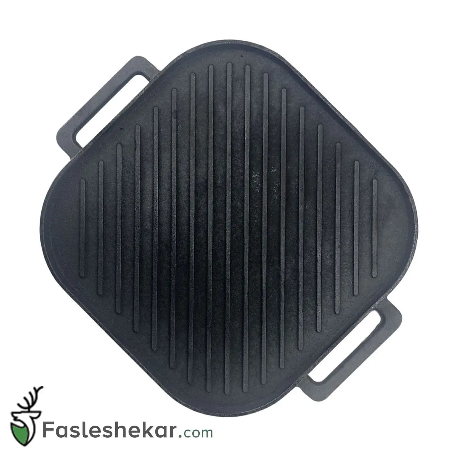 صفحه گریل استیک پز چدنی دو طرفه