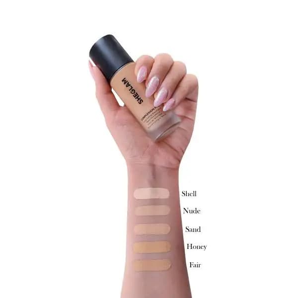 کرم پودر مات شیگلم Sheglam Skinfinite Hydrating Foundation – Matte Finish — تصویر ۶