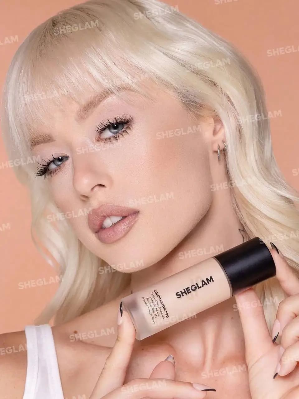 کرم پودر مات شیگلم Sheglam Skinfinite Hydrating Foundation – Matte Finish — تصویر ۵