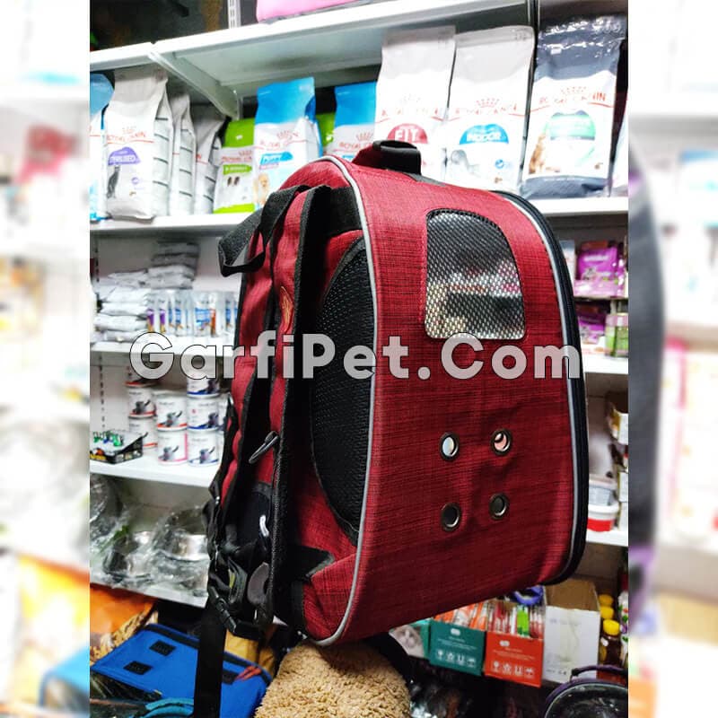 کوله حمل حیوان خانگی (سگ، گربه و جوندگان) «هپی پت» تمام طلق مدل غول — تصویر ۶