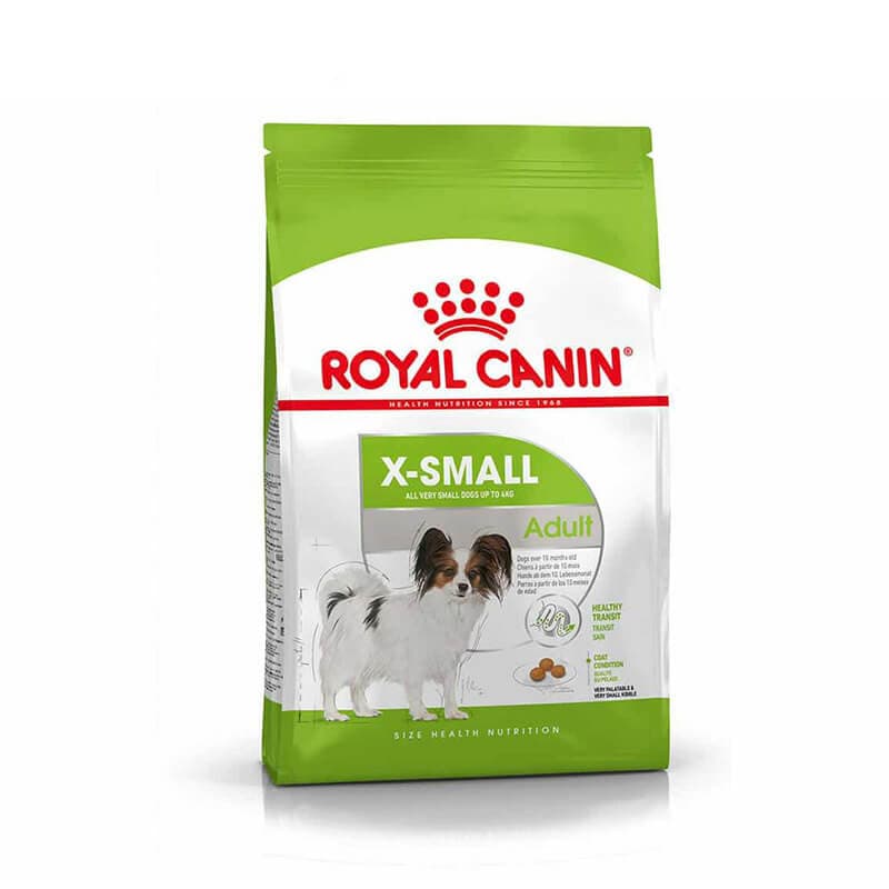 غذای خشک سگ «رویال کنین» مدل X-Small Adult (1.5 کیلوگرم) — تصویر ۲