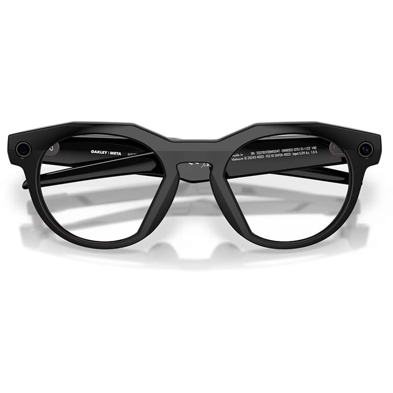 عینک هوشمند متا اوکلی Oakley Meta HSTN Black Frame + Clear Lense — تصویر ۶