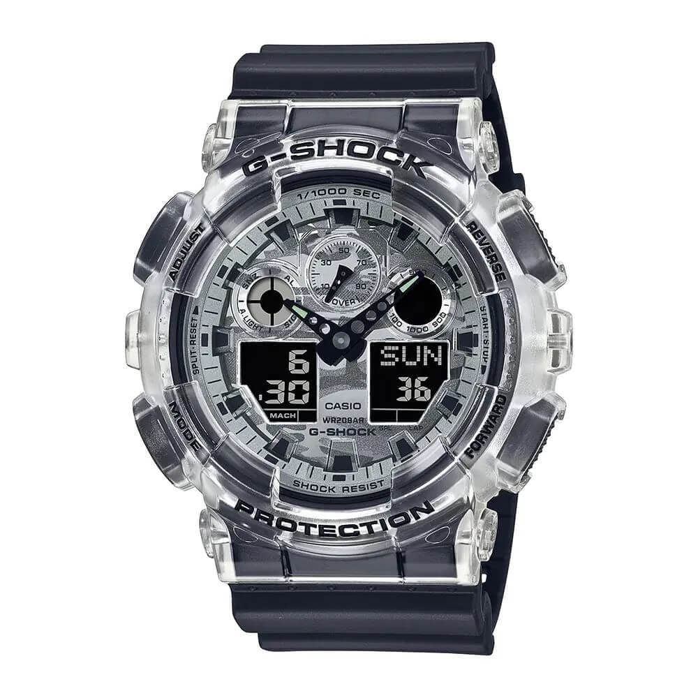 ساعت کاسیو اورجینال کد ۴۰۶۲ مدل GA-100SKC-1ADR — تصویر ۴