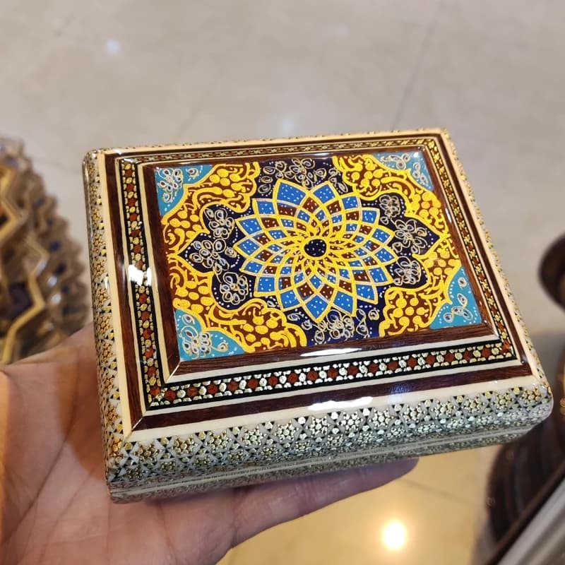 جعبه جواهرات خاتم اعلا سایز 12در 10