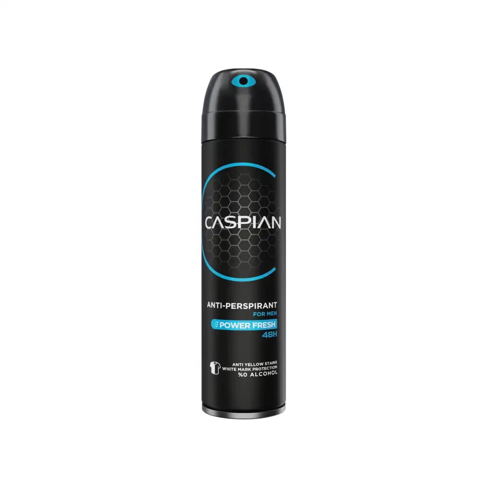 اسپری ضد تعریق مردانه کاسپین – 48 ساعته مدل Power Fresh