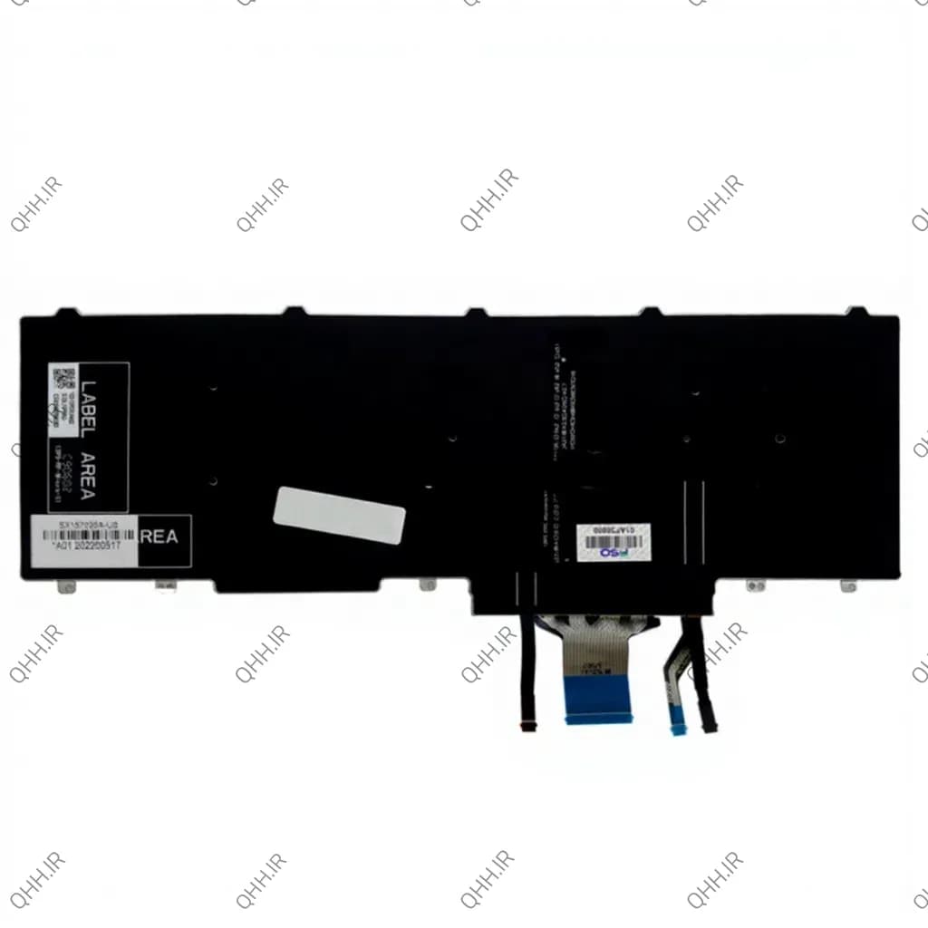 کیبرد لپ تاپ دل Latitude E5570 مشکی-اینترکوچک-با موس و بک لایت — تصویر ۵