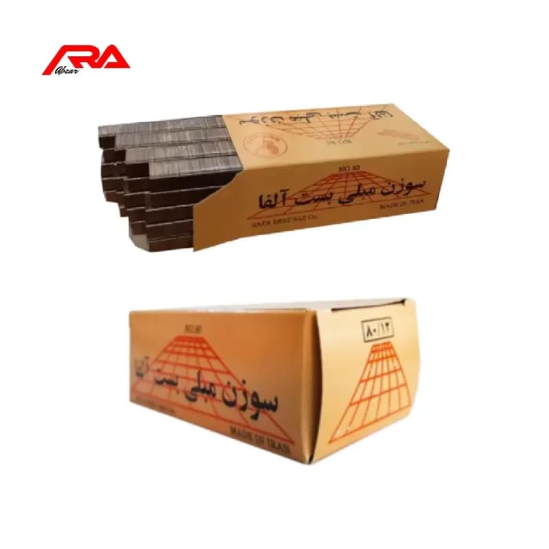 سوزن منگنه آلفا مدل 80/12 بسته 3000 عددی – خرید کارتنی — تصویر ۳