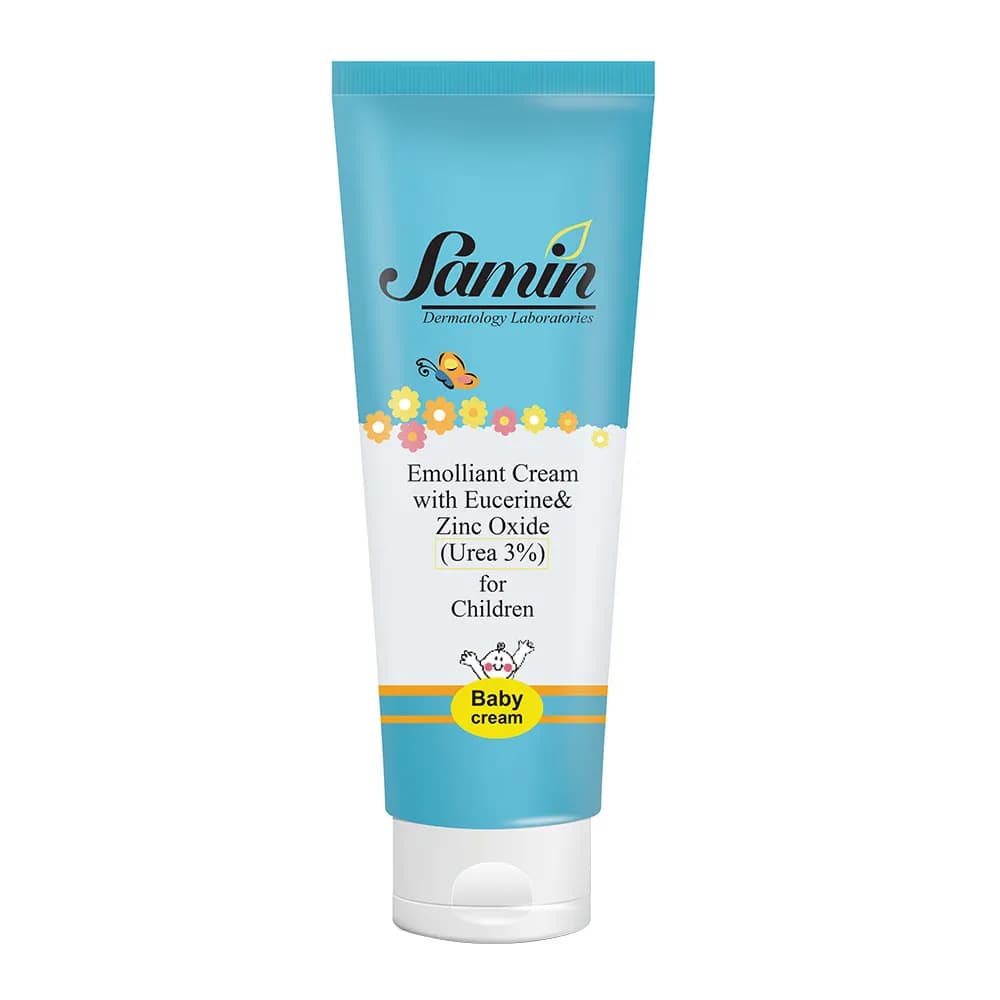 کرم نرم کننده اوسرین و اوره 3 درصد کودک ثمین | SAMIN Eucerine Emollient and Urea 3% Baby Cream — تصویر ۲