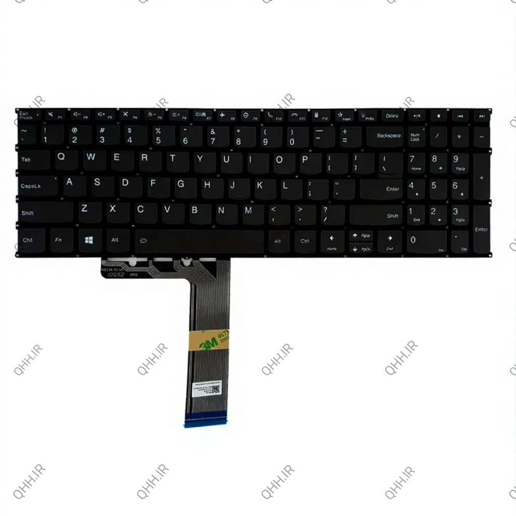 کیبرد لپ تاپ لنوو ThinkBook 15-G2 مشکی-با بک لایت-بدون فریم — تصویر ۴