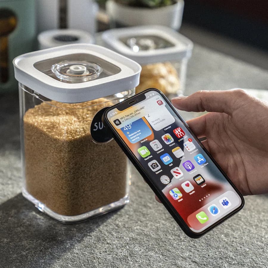 ست 6 پارچه وکیوم خلاء ونگهداری حبوبات زولینگ ZWILLING Fresh & Save Cube Small Containers, Set of 6 — تصویر ۳