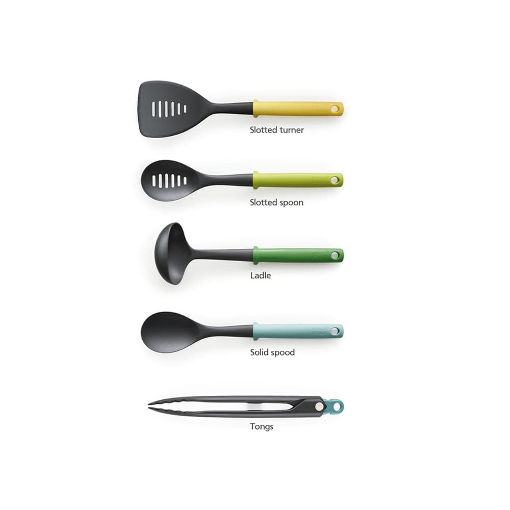 ست کفگیر و ملاقه 6 پارچه جوزف جوزف رنگ اپال Joseph Joseph Duo Utensils, Set of 6 — تصویر ۳