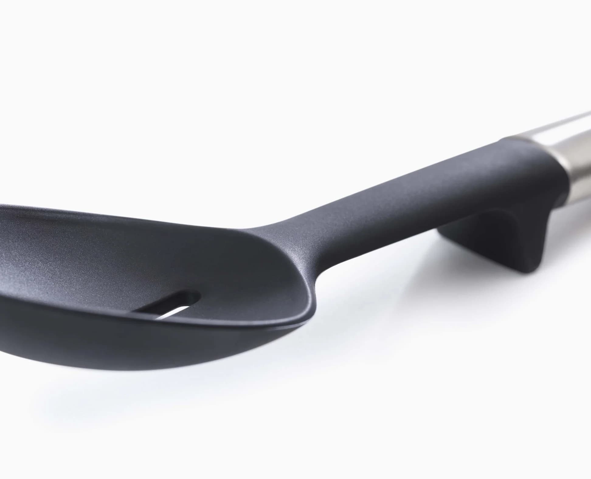 ست کفگیر و ملاقه 6 پارچه استیل و مشکی جوزف جوزف Joseph Joseph Elevate Stainless Steel Silicone Utensil Carousel, Set of 6 — تصویر ۷