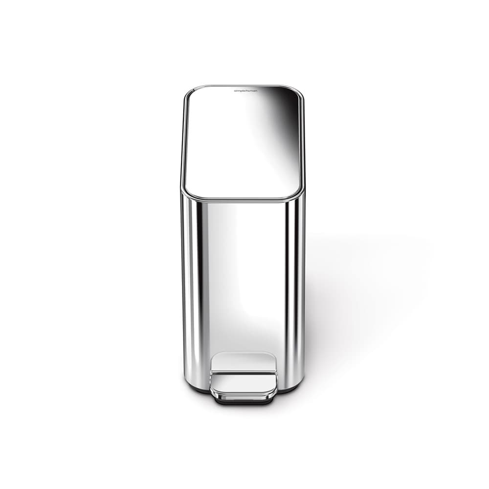 سطل زباله پدالی مستطیل براق 5 لیتر simplehuman Slim Pedal Bin, 5L — تصویر ۷