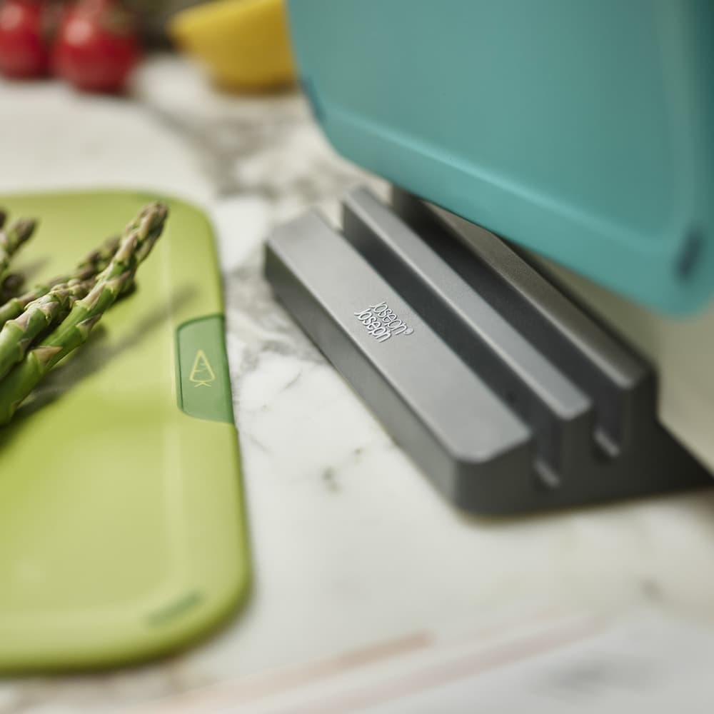 ست 5 پارچه تخته برش پایه دار جوزف جوزف Joseph Joseph Duo Chopping Boards with Stand, Set of 5 — تصویر ۲