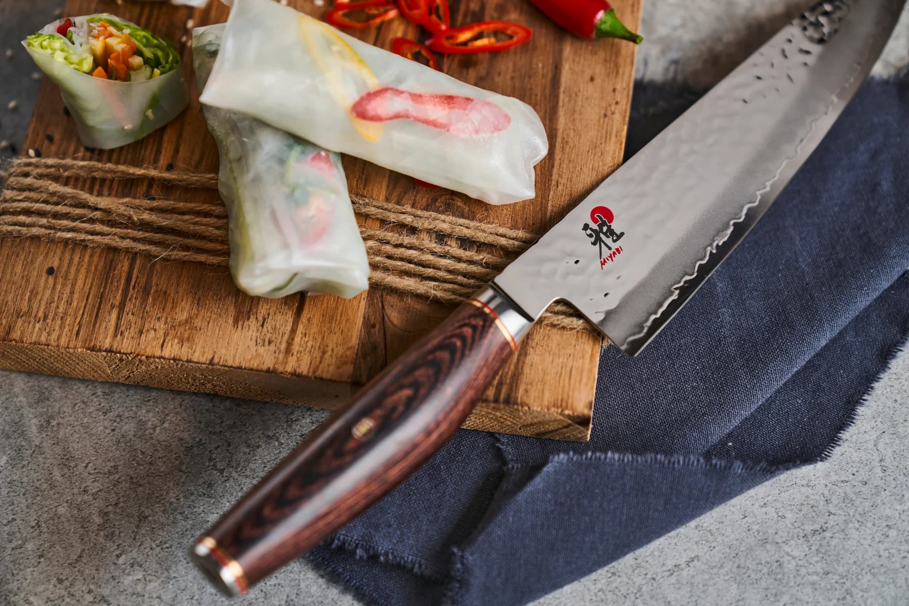 چاقوی میابی 20 سانت سرآشپز Miyabi 6000 MCT Gyutoh Knife-20 cm — تصویر ۵