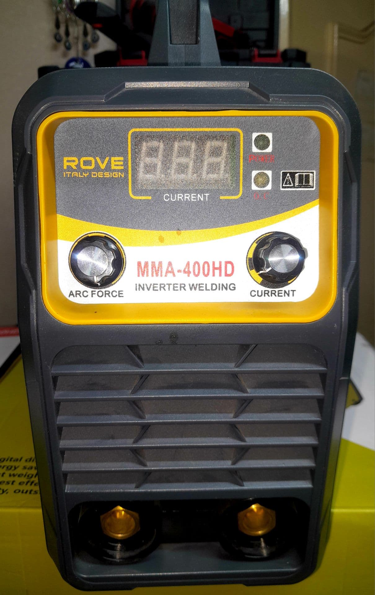 دستگاه جوش اینورتر جعبه بزرگ وگارانتیMMA-400HD ROVE با کیف
