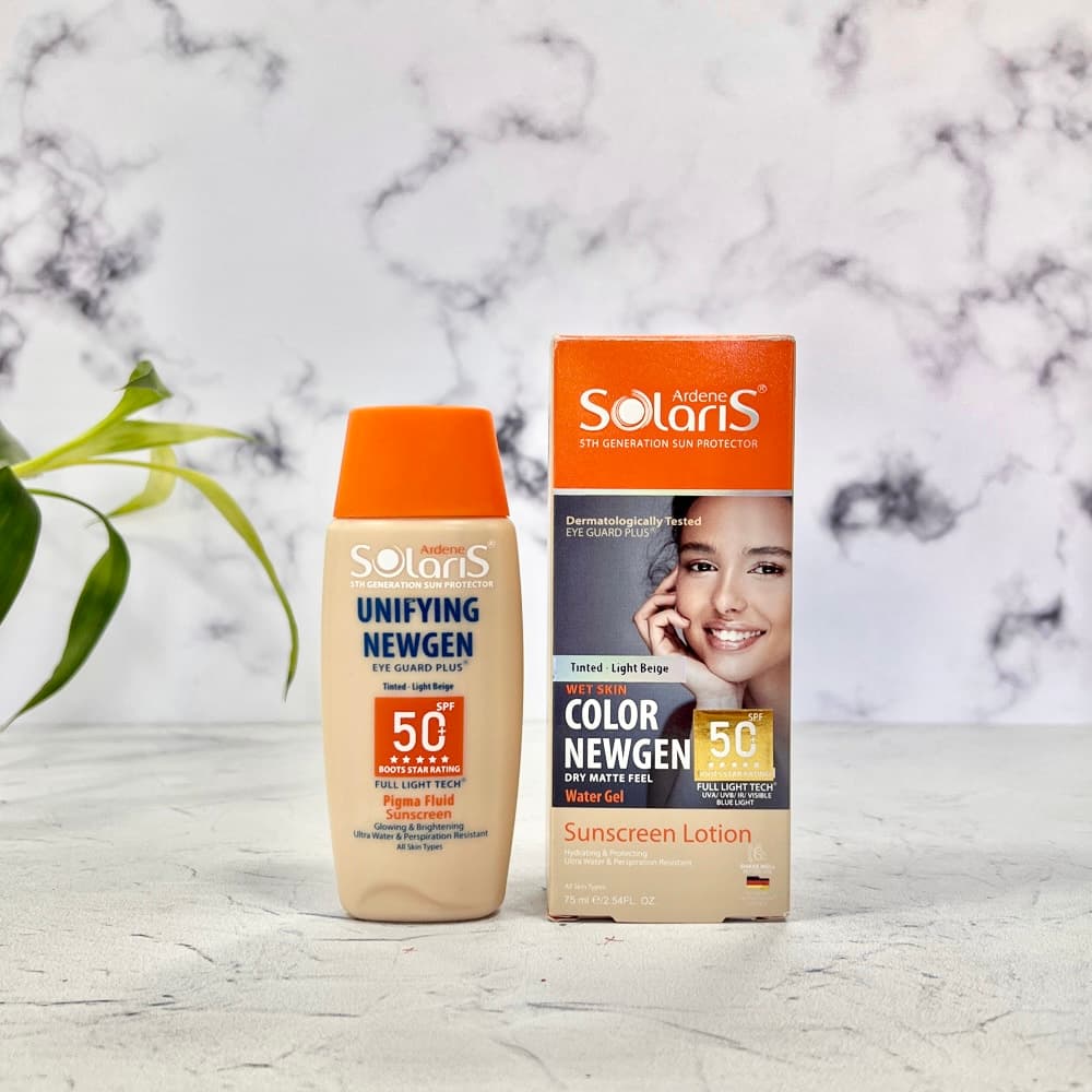 لوسیون آبی ضد آفتاب فاقد چربی spf50 کالر نیوژن آردن سولاریس 75 میلی لیتر — تصویر ۶