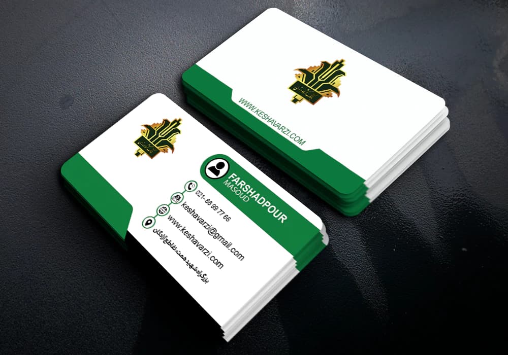 کارت ویزیت بانک کشاورزی طرح گندم کد bc-0019