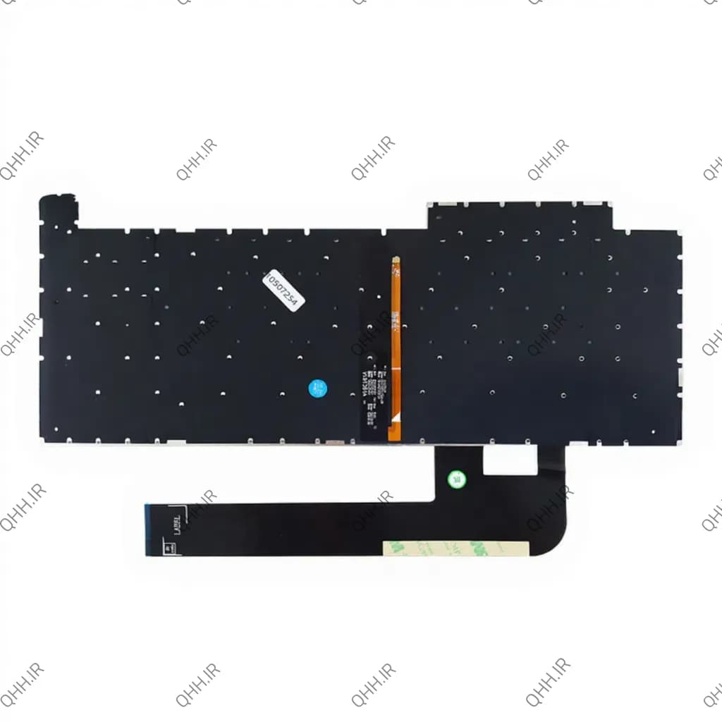 کیبرد لپ تاپ ایسوس TUF Gaming FX506 مشکی-اینترکوچک-بابک لایت-بدون فریم با کلید پاور — تصویر ۵