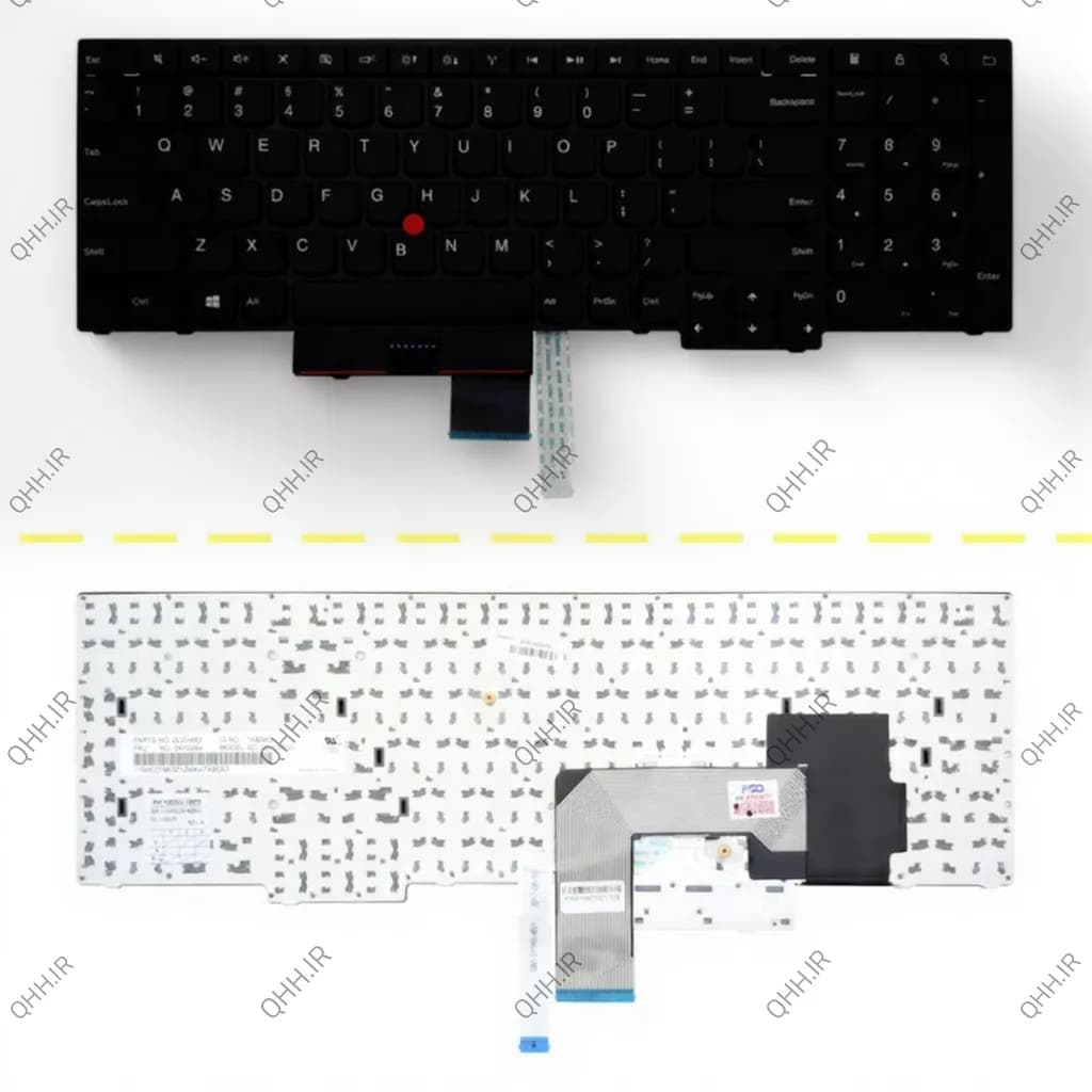 کیبرد لپ تاپ لنوو ThinkPad Edge E530 با موس-با فریم — تصویر ۴