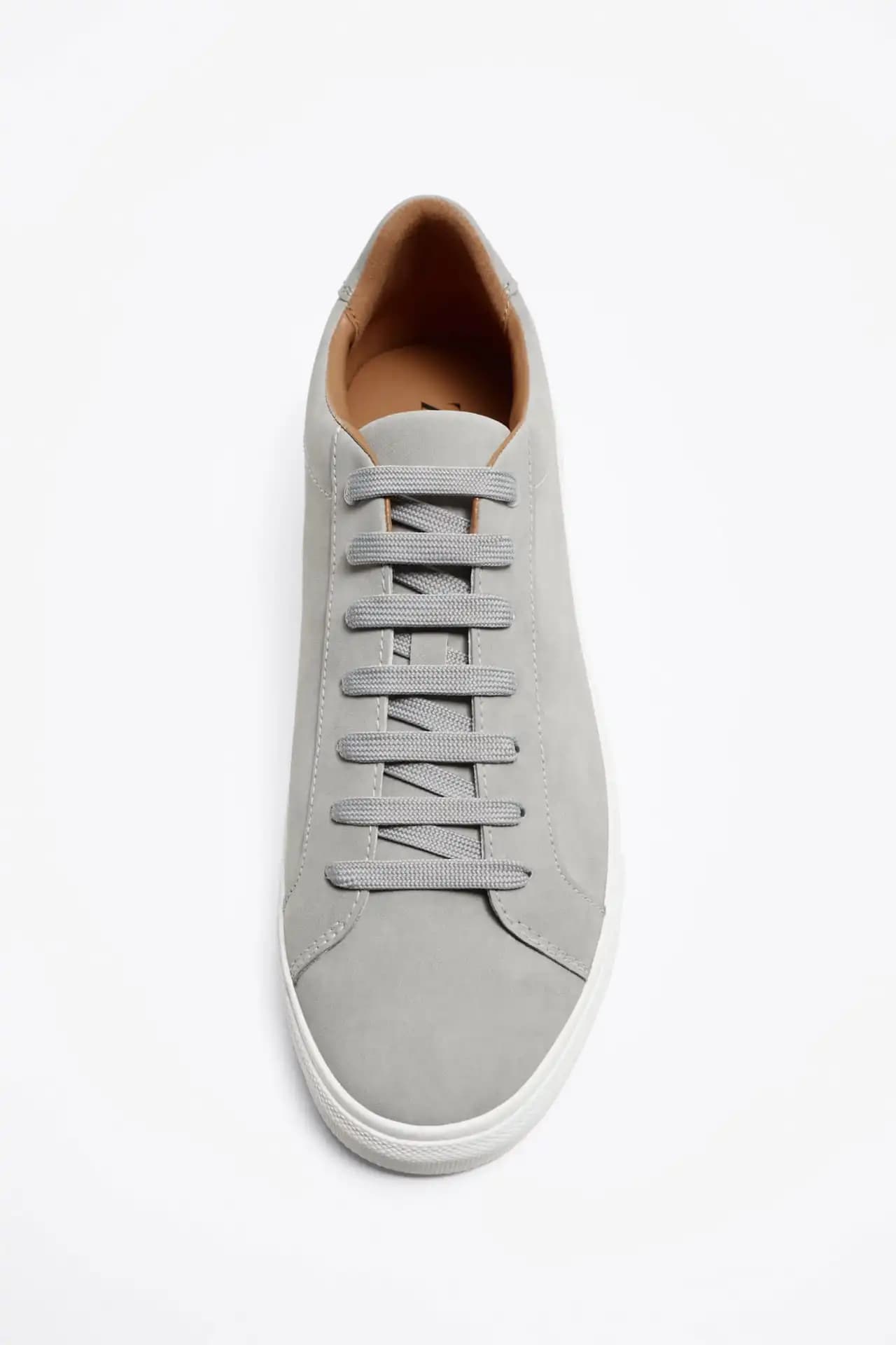 کفش اورجینال Zara مدل Minimalist Lace-Up Trainers — تصویر ۴