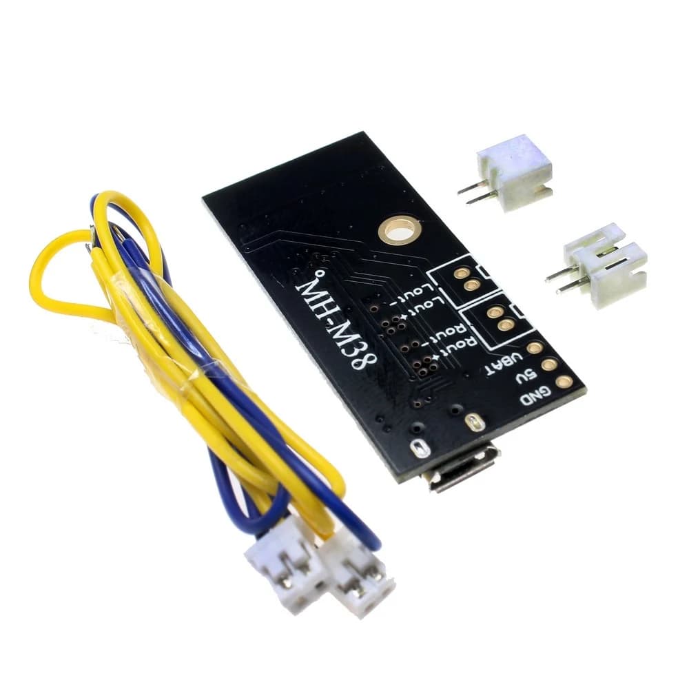 ماژول بلوتوث صوتی MH-M38 دارای 2 خروجی آمپلی فایر 5W — تصویر ۲