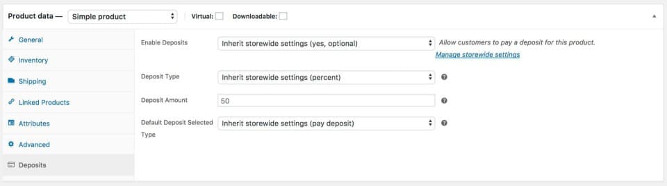 افزونه WooCommerce Deposits پرداخت و فروش اقساطی ووکامرس 2.2.8 — تصویر ۶