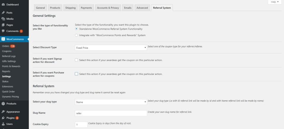 افزونه Referral System for WooCommerce سیستم همکاری در فروش ووکامرس 1.3.11.3 — تصویر ۶
