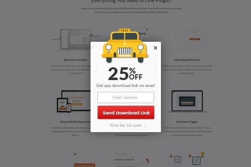 افزونه Convert Pro جمع آوری ایمیل واطلاعات کاربر با پاپ آپ های حرفه ای کانورت پرو 1.7.7 — تصویر ۵