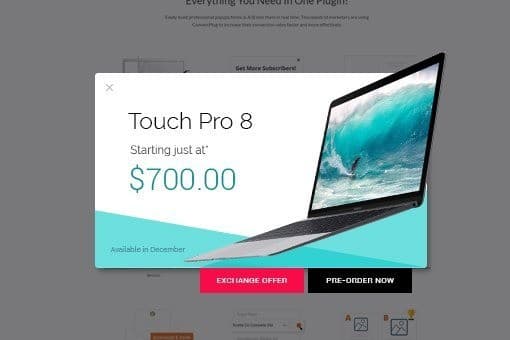 افزونه Convert Pro جمع آوری ایمیل واطلاعات کاربر با پاپ آپ های حرفه ای کانورت پرو 1.7.7 — تصویر ۲