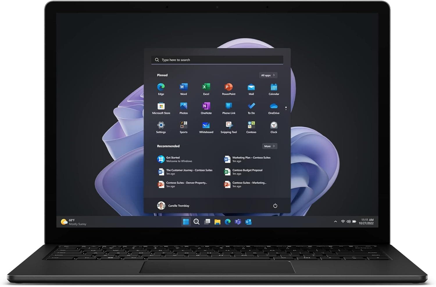 لپ تاپ مایکروسافت سرفیس صفحه لمسی SURFACE LAPTOP 4 | i5 1145 G7 | 8GB DDR4 | 512GB SSD | INTEL Iris Xe | 13.5 2K Touch — تصویر ۳