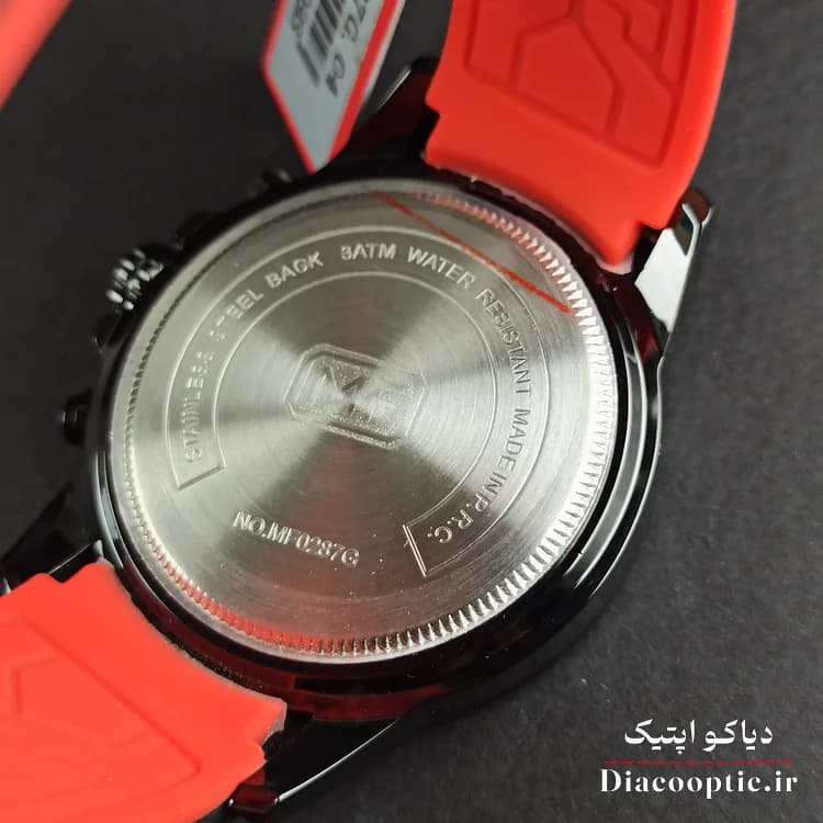 ساعت مچی مردانه اورجینال موتور ژاپن برند مینی فوکوس سه موتور مدل Mf0287G.04 بند رابر — تصویر ۶