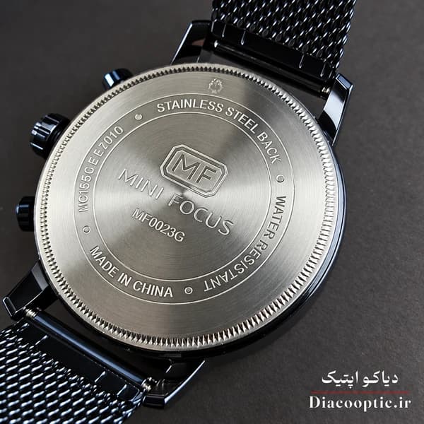ساعت مچی مردانه اورجینال موتور ژاپن برند مینی فوکوس سه موتور مدل 6Mf0403G.0 بند حصیری — تصویر ۶