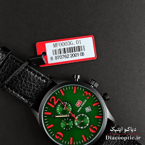 ساعت مچی مردانه اورجینال موتور ژاپن برند مینی فوکوس سه موتور مدل Mf0003G.01 بند چرم — تصویر ۷